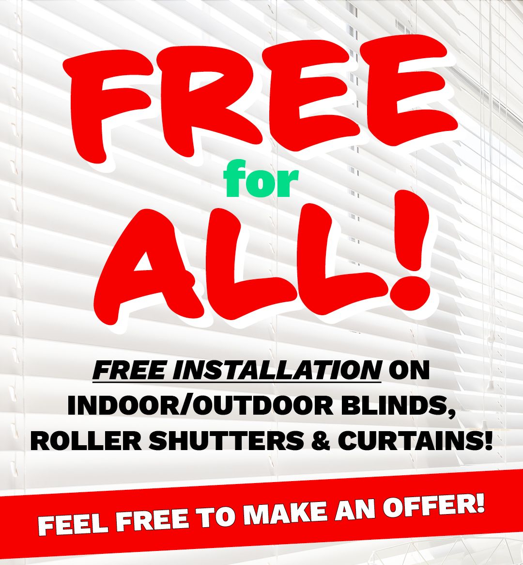 Burns for Blinds Free for All Sale On Now