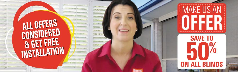 Prices Have Plunged Sale at Burns for Blinds