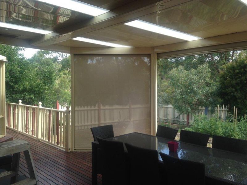 Flat Roof Verandahs, Carports & Patios with Victory Burns for Blinds