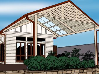 Carports gable end