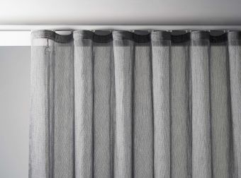 Curtains stacking / pleating - S-fold