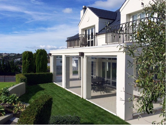 Clear Ziptrak PVC Blinds: Outdoor Comfort, All Year Round